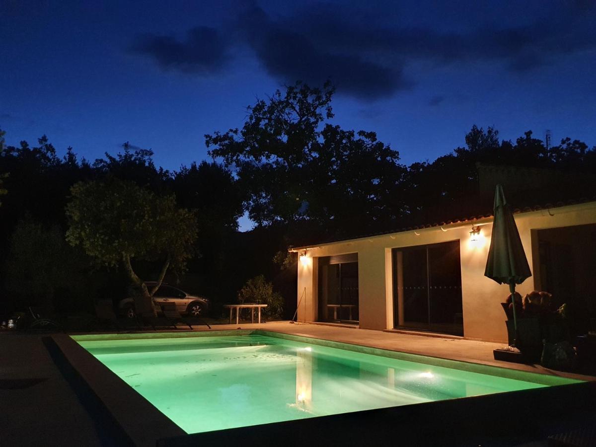 La Casita Villa Avec Piscine Pres D'Uzes Saint-Laurent-la-Vernede Bagian luar foto